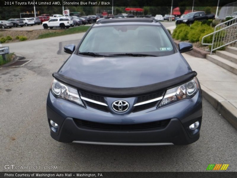 Shoreline Blue Pearl / Black 2014 Toyota RAV4 Limited AWD