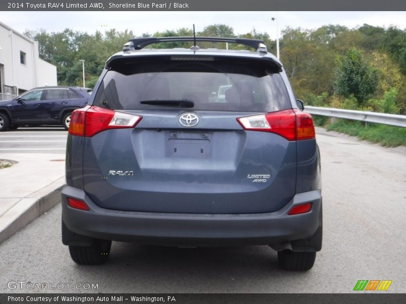 Shoreline Blue Pearl / Black 2014 Toyota RAV4 Limited AWD