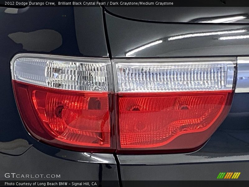 Brilliant Black Crystal Pearl / Dark Graystone/Medium Graystone 2012 Dodge Durango Crew