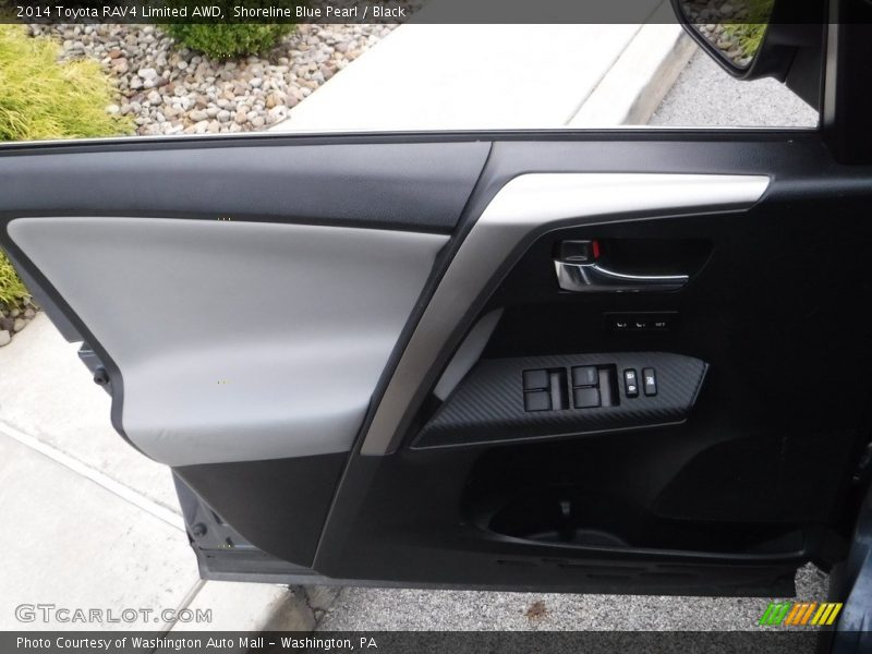 Shoreline Blue Pearl / Black 2014 Toyota RAV4 Limited AWD