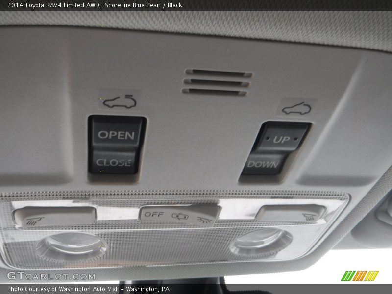 Shoreline Blue Pearl / Black 2014 Toyota RAV4 Limited AWD