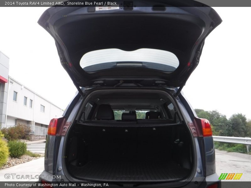 Shoreline Blue Pearl / Black 2014 Toyota RAV4 Limited AWD