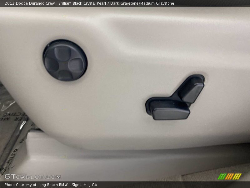 Brilliant Black Crystal Pearl / Dark Graystone/Medium Graystone 2012 Dodge Durango Crew