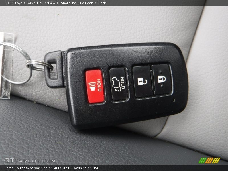 Shoreline Blue Pearl / Black 2014 Toyota RAV4 Limited AWD