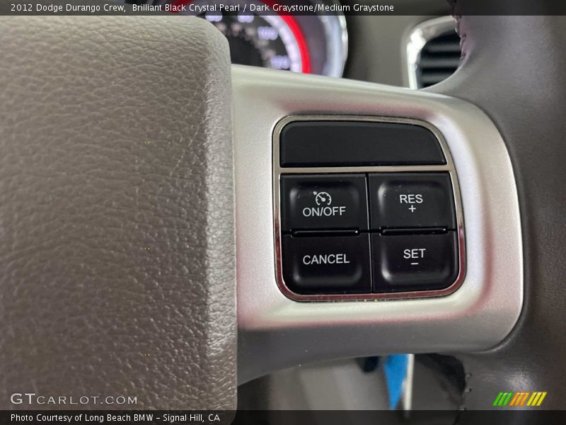Brilliant Black Crystal Pearl / Dark Graystone/Medium Graystone 2012 Dodge Durango Crew