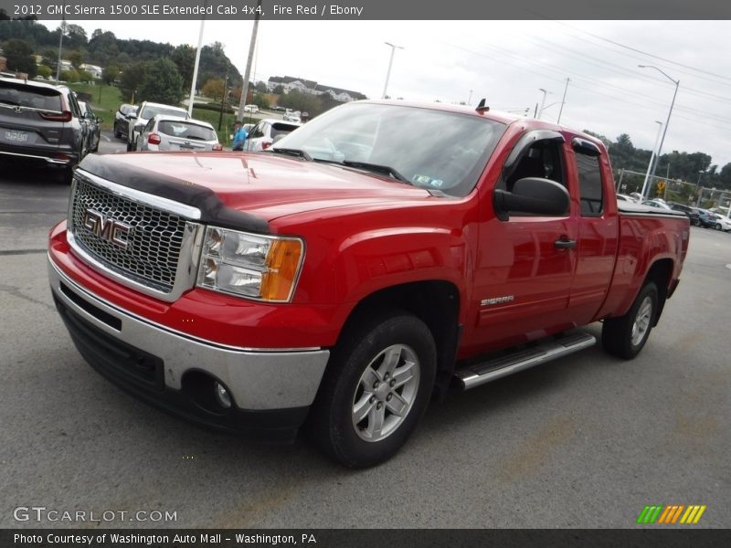 Fire Red / Ebony 2012 GMC Sierra 1500 SLE Extended Cab 4x4