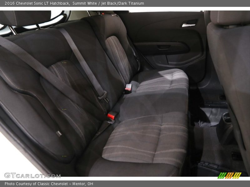 Summit White / Jet Black/Dark Titanium 2016 Chevrolet Sonic LT Hatchback