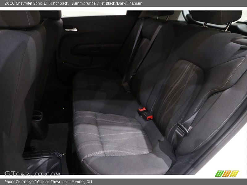 Summit White / Jet Black/Dark Titanium 2016 Chevrolet Sonic LT Hatchback