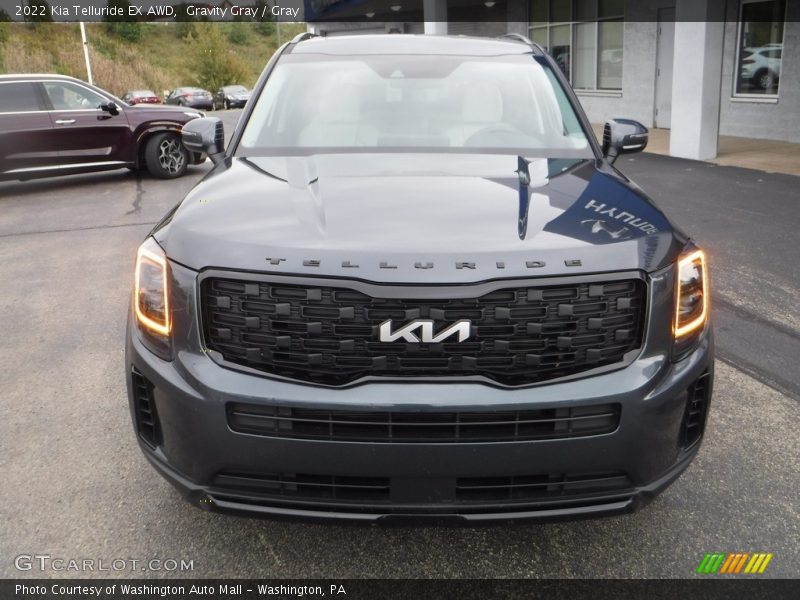 Gravity Gray / Gray 2022 Kia Telluride EX AWD