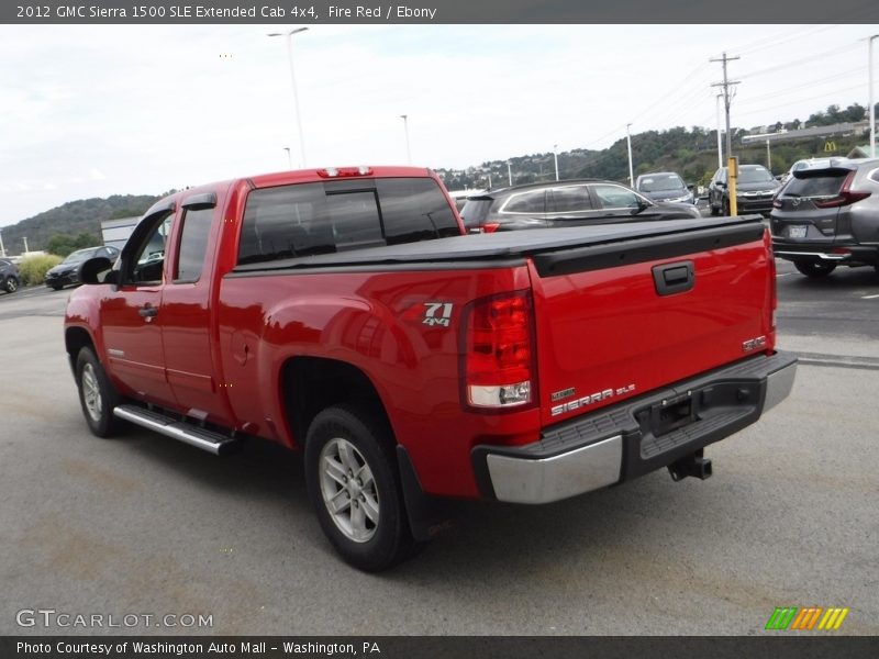 Fire Red / Ebony 2012 GMC Sierra 1500 SLE Extended Cab 4x4