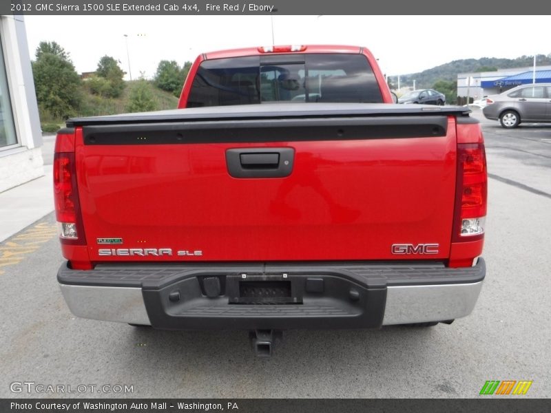 Fire Red / Ebony 2012 GMC Sierra 1500 SLE Extended Cab 4x4