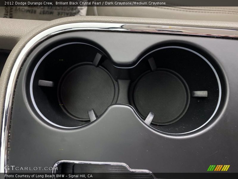 Brilliant Black Crystal Pearl / Dark Graystone/Medium Graystone 2012 Dodge Durango Crew