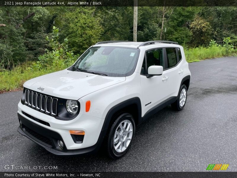 Alpine White / Black 2021 Jeep Renegade Latitude 4x4