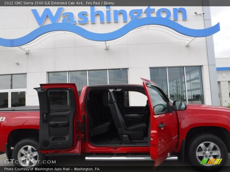 Fire Red / Ebony 2012 GMC Sierra 1500 SLE Extended Cab 4x4