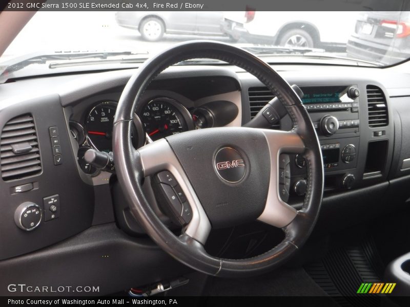Fire Red / Ebony 2012 GMC Sierra 1500 SLE Extended Cab 4x4