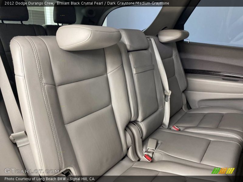 Brilliant Black Crystal Pearl / Dark Graystone/Medium Graystone 2012 Dodge Durango Crew