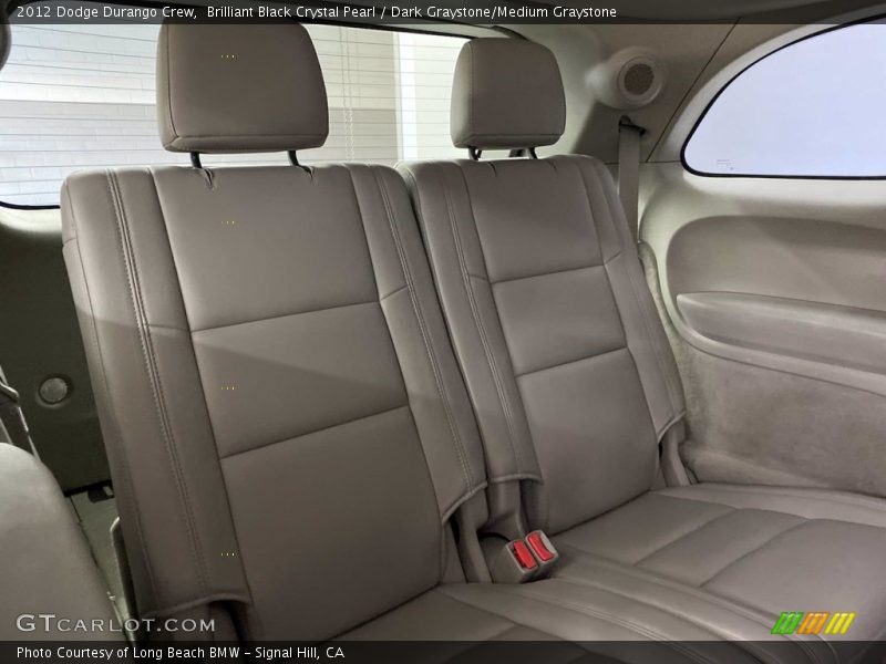 Brilliant Black Crystal Pearl / Dark Graystone/Medium Graystone 2012 Dodge Durango Crew