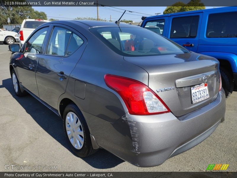 Gun Metal Metallic / Charcoal 2018 Nissan Versa S