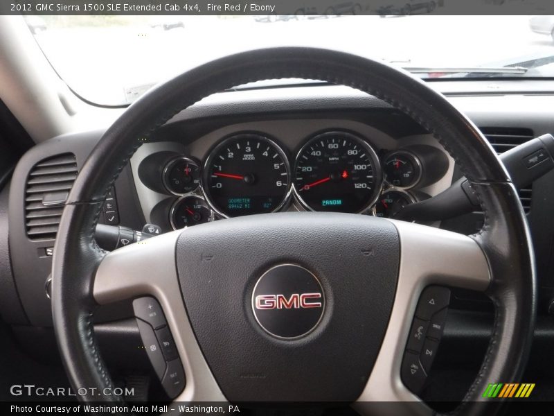Fire Red / Ebony 2012 GMC Sierra 1500 SLE Extended Cab 4x4