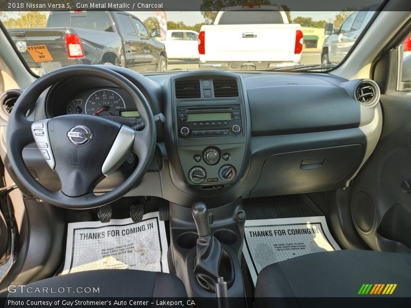 Gun Metal Metallic / Charcoal 2018 Nissan Versa S