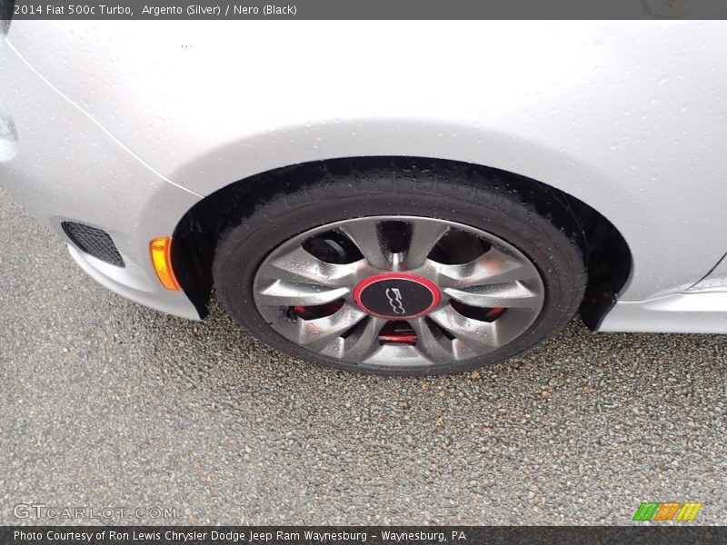 Argento (Silver) / Nero (Black) 2014 Fiat 500c Turbo