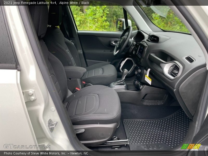 Alpine White / Black 2021 Jeep Renegade Latitude 4x4