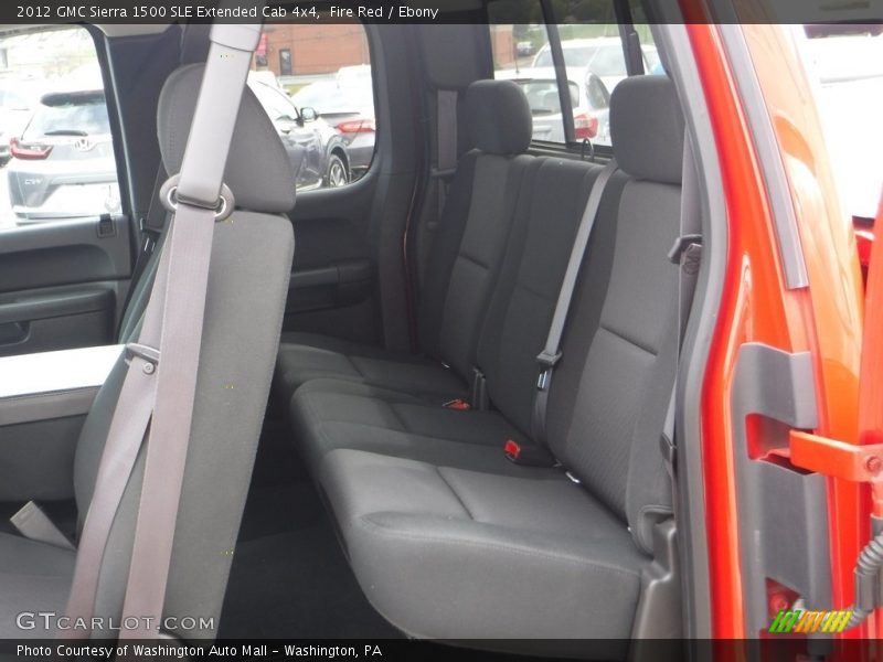 Fire Red / Ebony 2012 GMC Sierra 1500 SLE Extended Cab 4x4