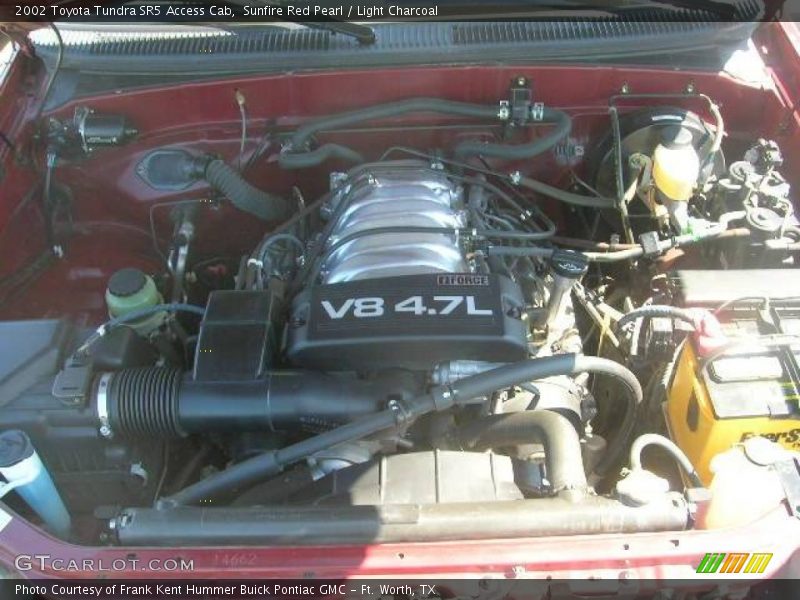 Sunfire Red Pearl / Light Charcoal 2002 Toyota Tundra SR5 Access Cab