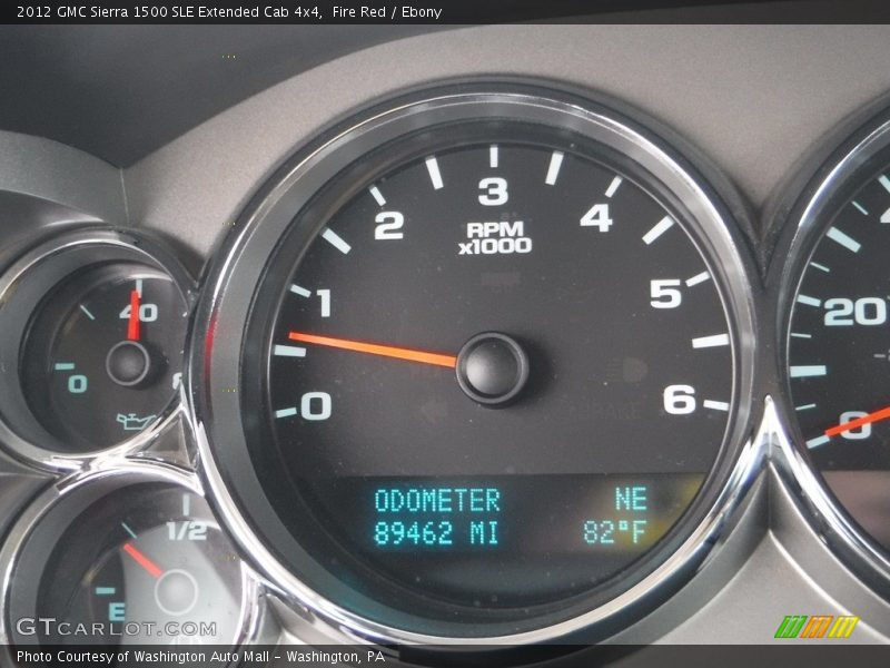 Fire Red / Ebony 2012 GMC Sierra 1500 SLE Extended Cab 4x4