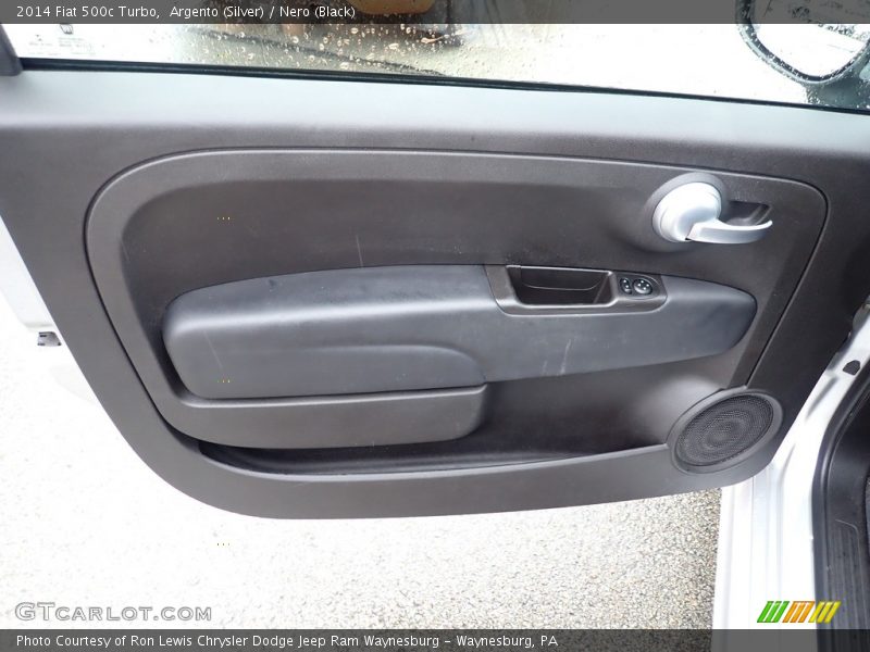Argento (Silver) / Nero (Black) 2014 Fiat 500c Turbo