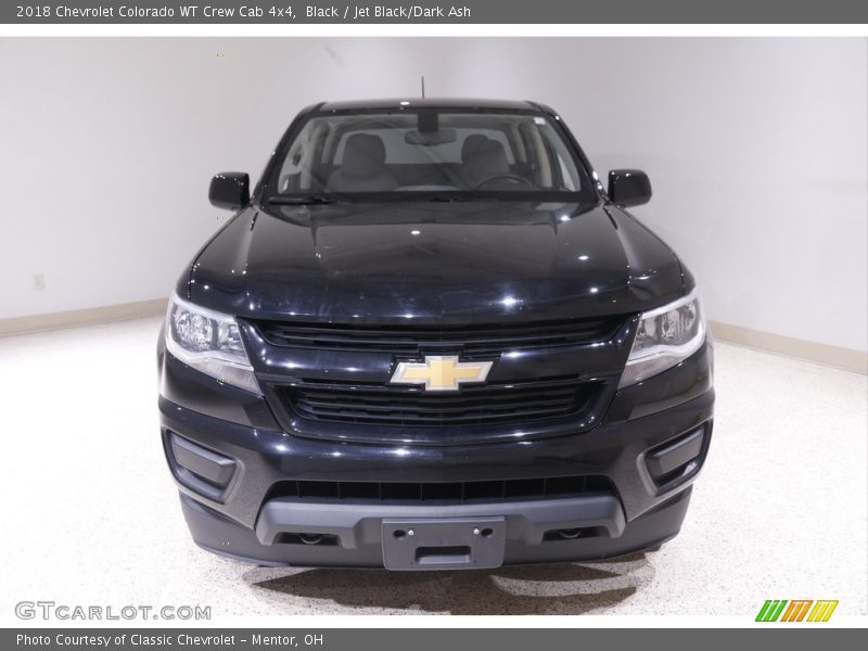 Black / Jet Black/Dark Ash 2018 Chevrolet Colorado WT Crew Cab 4x4
