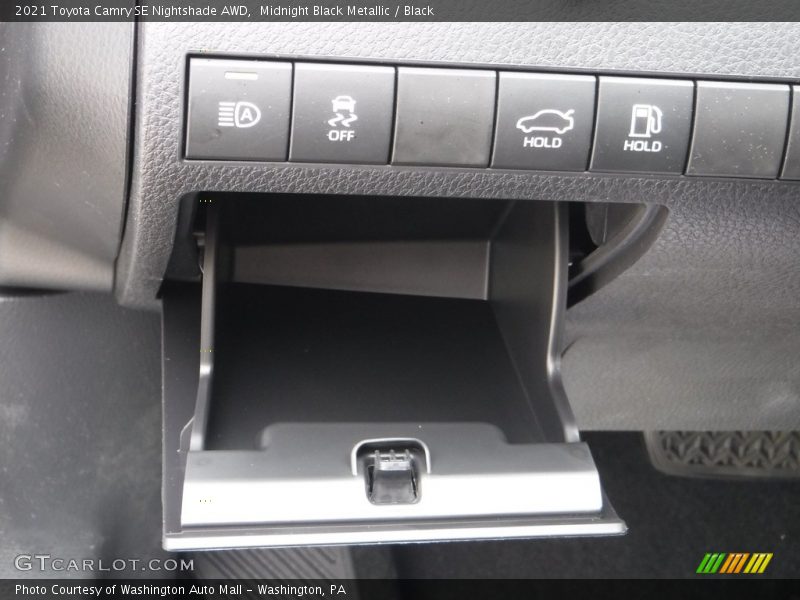 Midnight Black Metallic / Black 2021 Toyota Camry SE Nightshade AWD