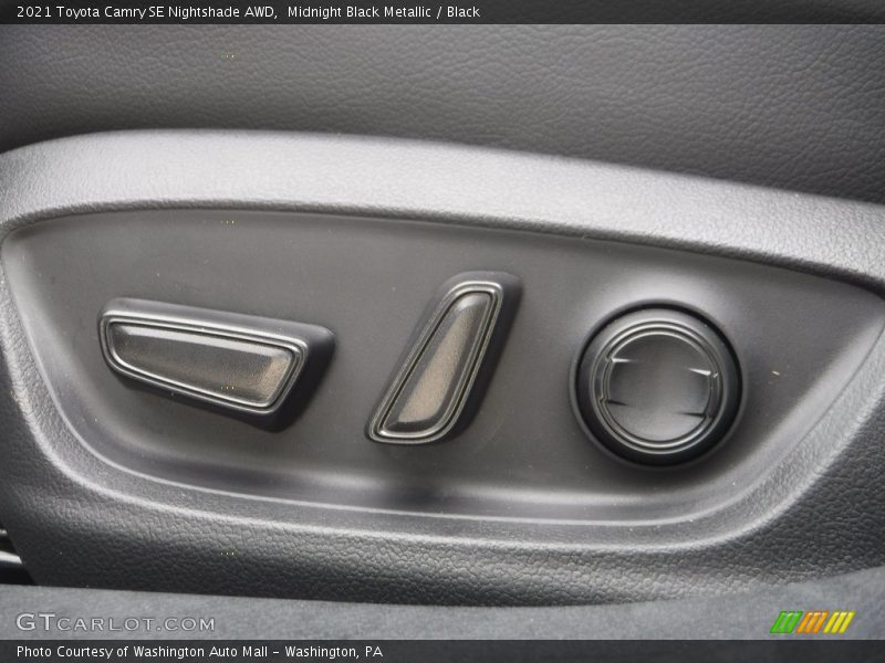 Midnight Black Metallic / Black 2021 Toyota Camry SE Nightshade AWD