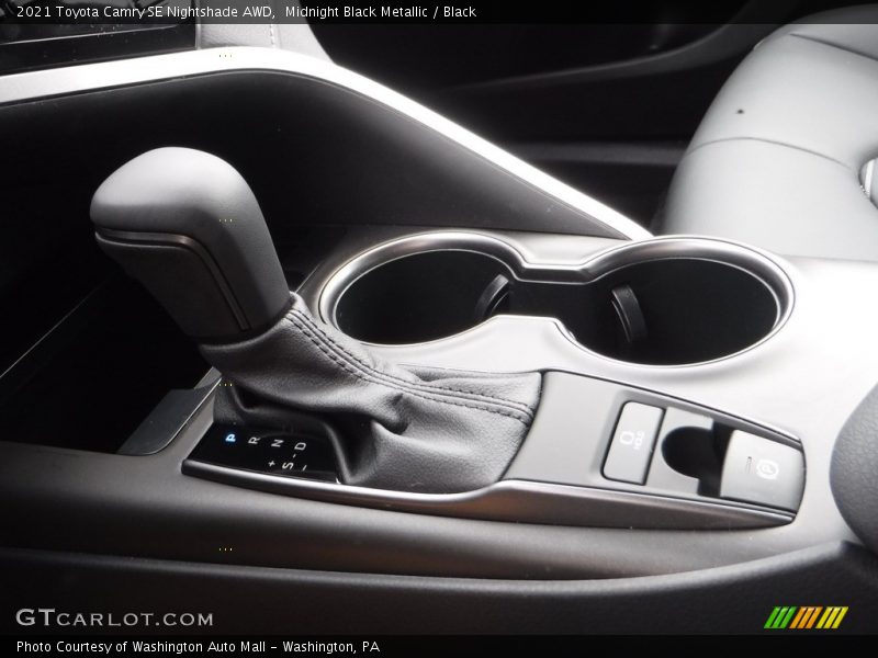 Midnight Black Metallic / Black 2021 Toyota Camry SE Nightshade AWD