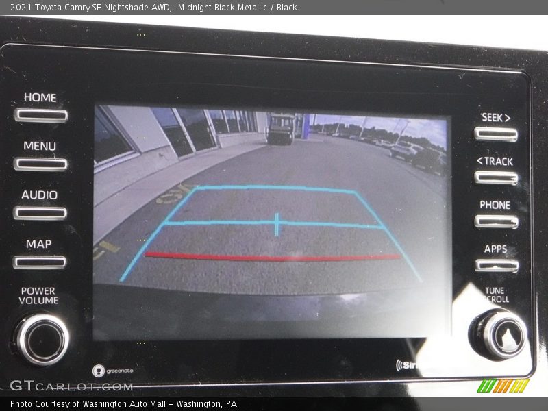 Midnight Black Metallic / Black 2021 Toyota Camry SE Nightshade AWD
