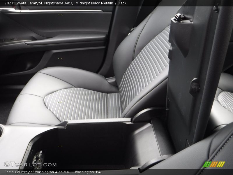 Midnight Black Metallic / Black 2021 Toyota Camry SE Nightshade AWD