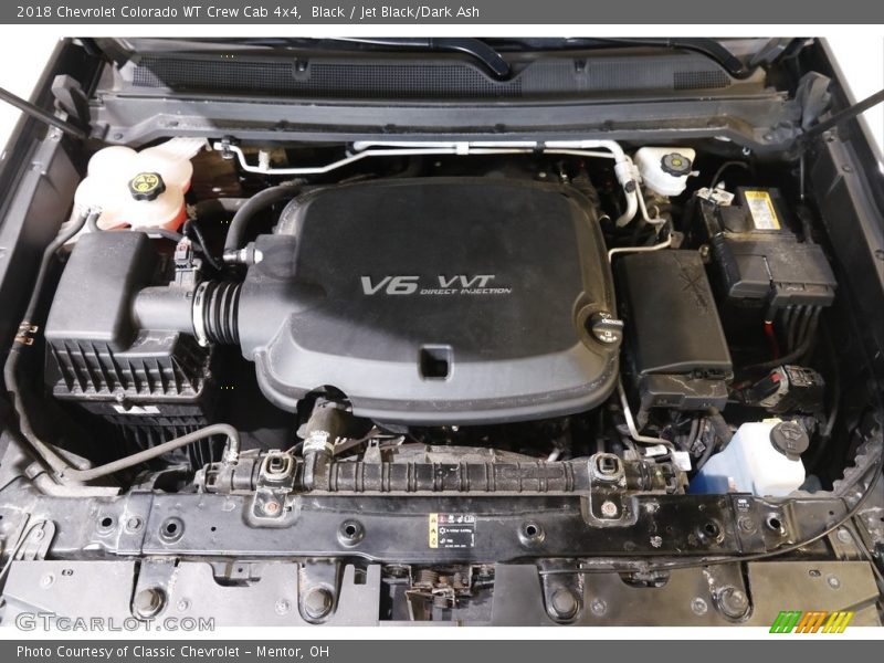 Black / Jet Black/Dark Ash 2018 Chevrolet Colorado WT Crew Cab 4x4