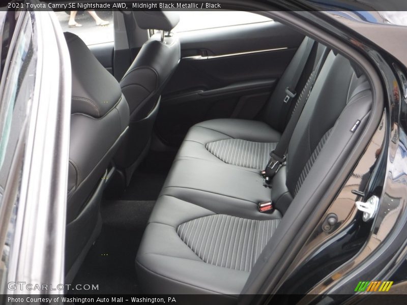 Midnight Black Metallic / Black 2021 Toyota Camry SE Nightshade AWD