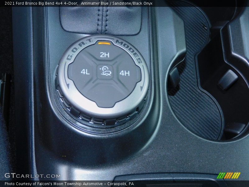 Antimatter Blue / Sandstone/Black Onyx 2021 Ford Bronco Big Bend 4x4 4-Door