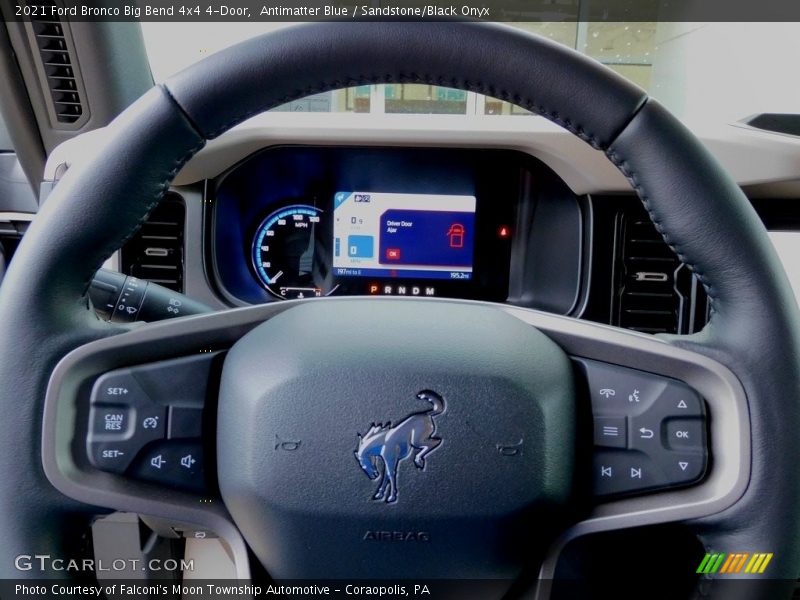 Antimatter Blue / Sandstone/Black Onyx 2021 Ford Bronco Big Bend 4x4 4-Door