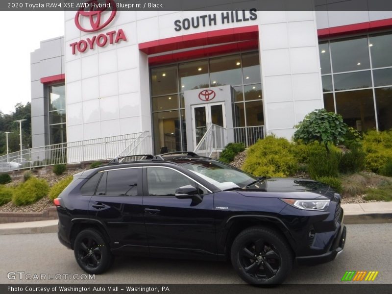 Blueprint / Black 2020 Toyota RAV4 XSE AWD Hybrid
