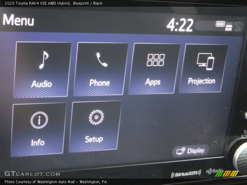 Blueprint / Black 2020 Toyota RAV4 XSE AWD Hybrid