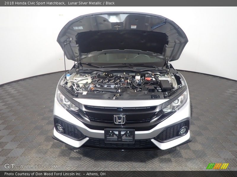 Lunar Silver Metallic / Black 2018 Honda Civic Sport Hatchback