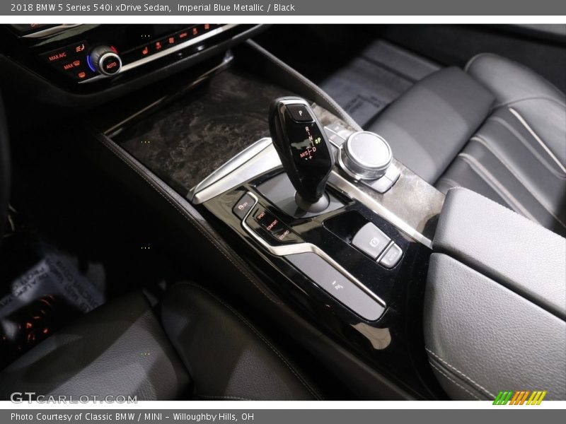 Imperial Blue Metallic / Black 2018 BMW 5 Series 540i xDrive Sedan