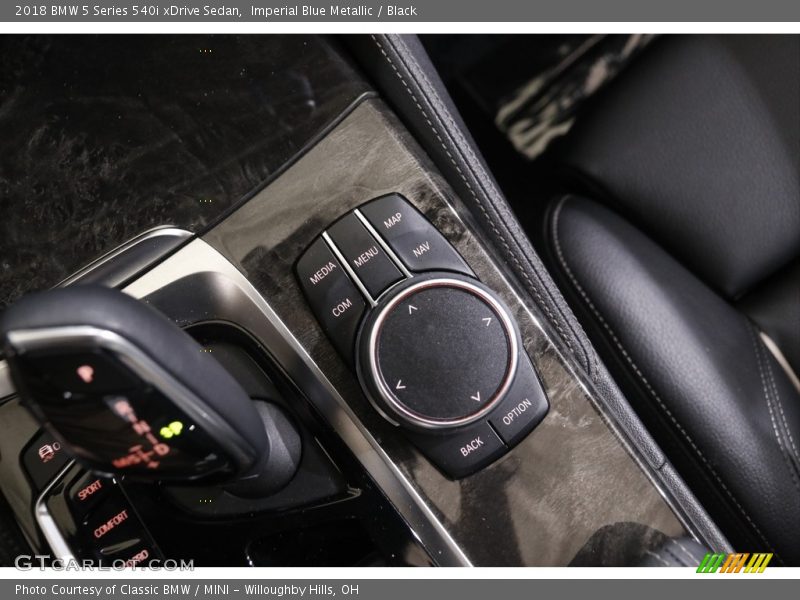 Imperial Blue Metallic / Black 2018 BMW 5 Series 540i xDrive Sedan