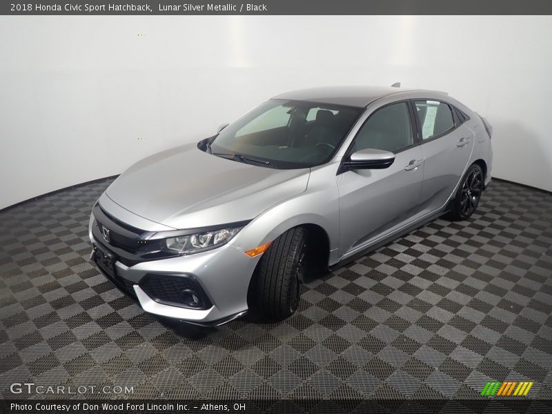 Lunar Silver Metallic / Black 2018 Honda Civic Sport Hatchback