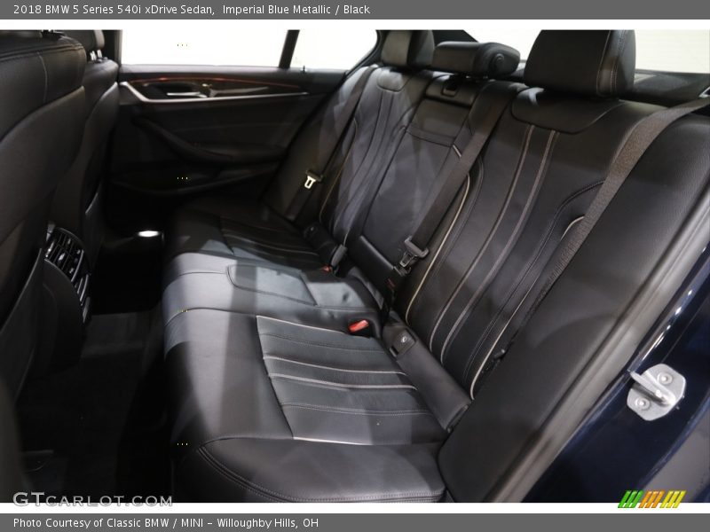 Imperial Blue Metallic / Black 2018 BMW 5 Series 540i xDrive Sedan
