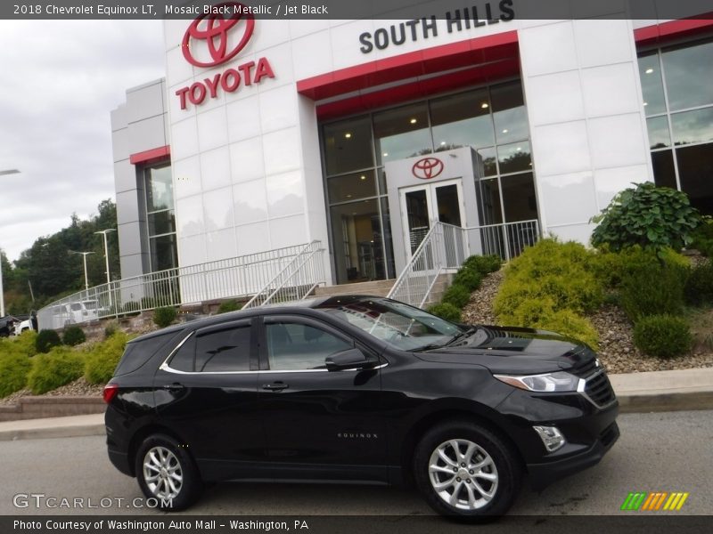 Mosaic Black Metallic / Jet Black 2018 Chevrolet Equinox LT