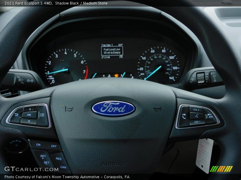 Shadow Black / Medium Stone 2021 Ford EcoSport S 4WD