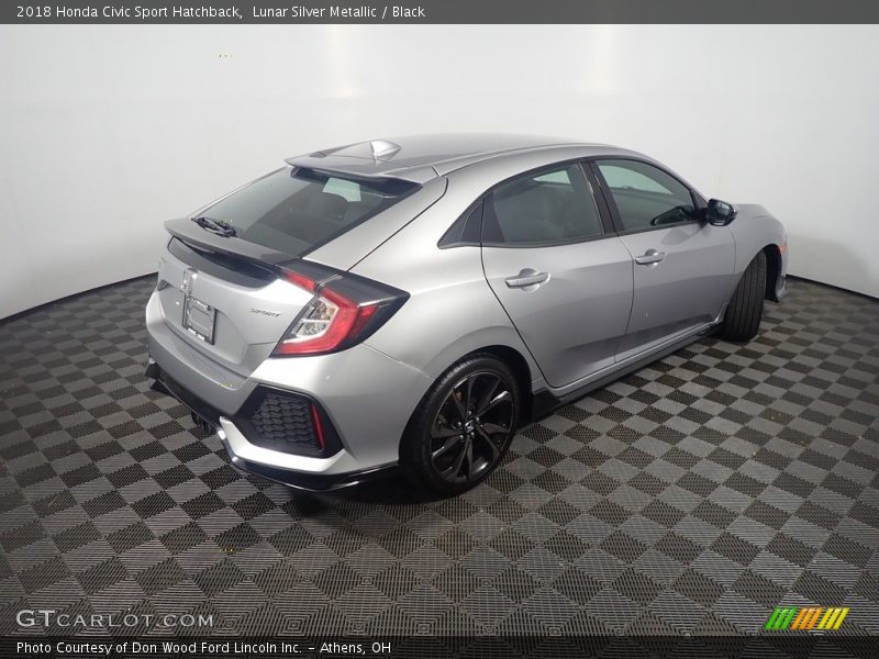 Lunar Silver Metallic / Black 2018 Honda Civic Sport Hatchback